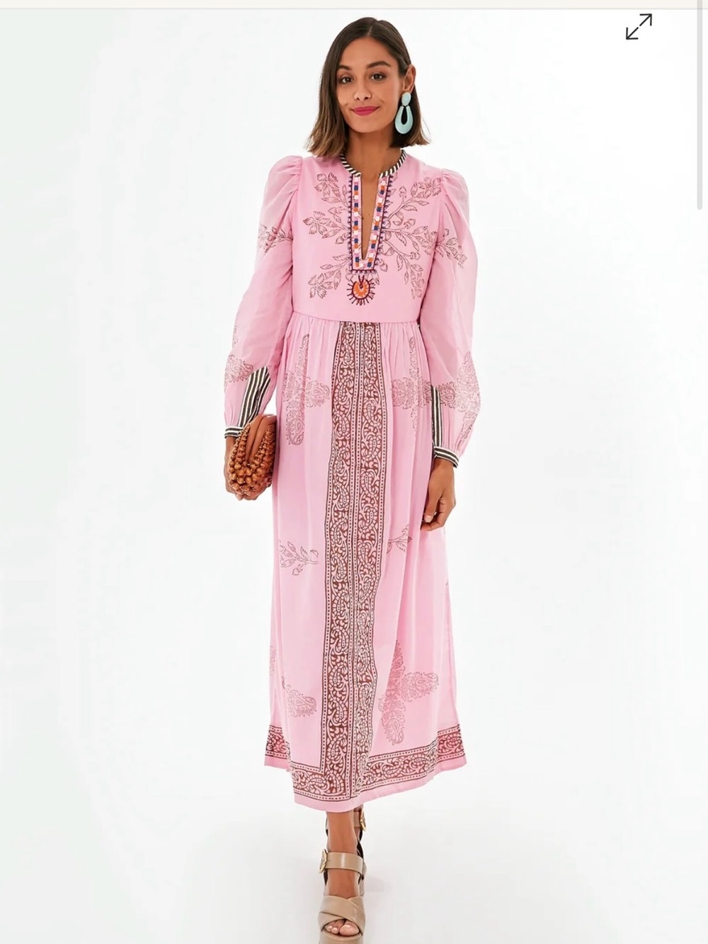 Alix Of Bohemia Winifred dress in Guava Size M NWOT